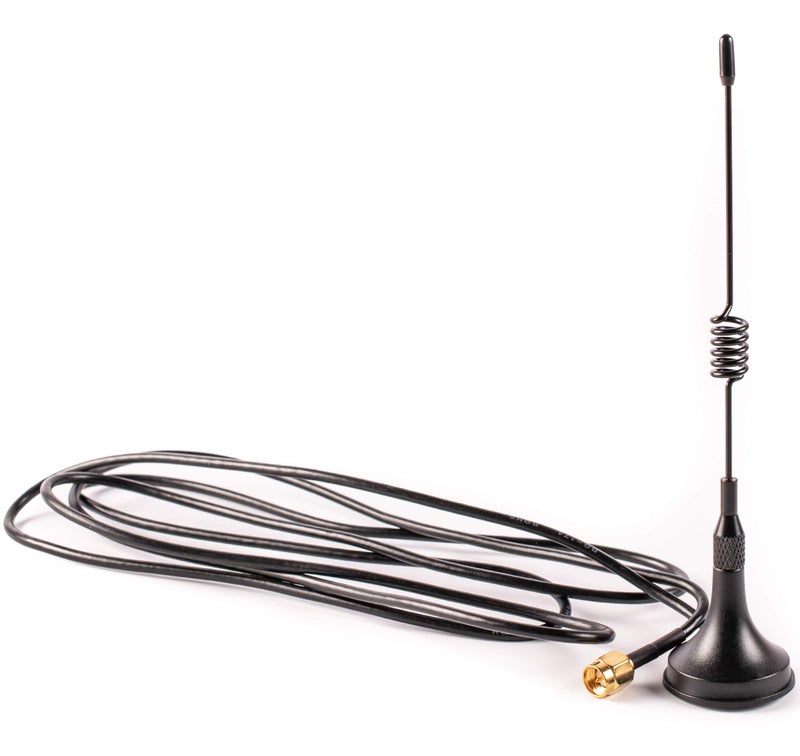 Electrodepot 433 MHz Unity Gain Omni 6-Inch Antenna with Magnetic Base and Male SMA Connector Kit â€“ 50 Ohms Impedance for Garage Gate Door Opener - Image 1